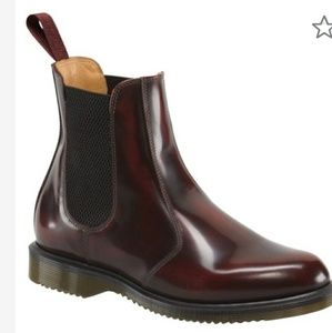 Dr. Marten Flora Chelsea Boots Cherry 7